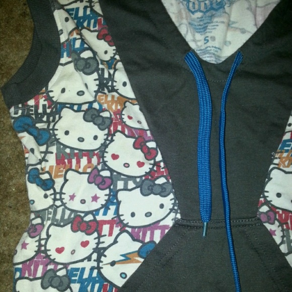 Hello kitty hooded vest
