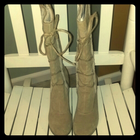 Sold!!!Madden Girl Suede knee boots