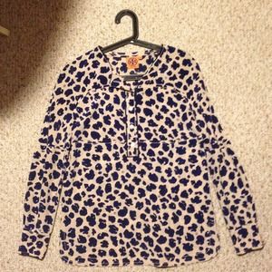 Tory Burch Long Sleeve Tunic Top