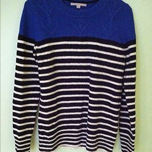 Blue, Black and White Stripped Sweater