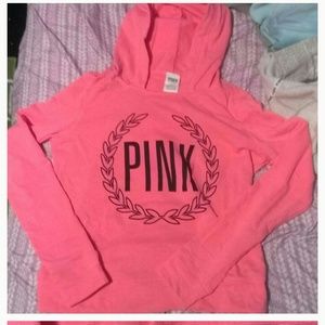 Pink hoodie size small