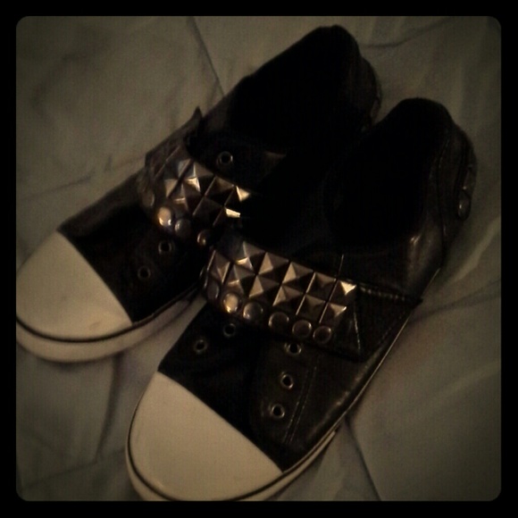 Studded sneakers used
