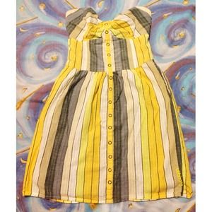 ❤️❤️❤️SOLD❤️❤️❤️ Yellow striped strapless dress