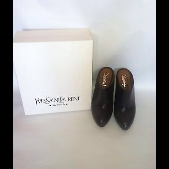 YSL black mule