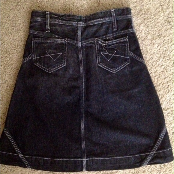 Blackwash Denim H&M skirt-sz 2 - Picture 3 of 4