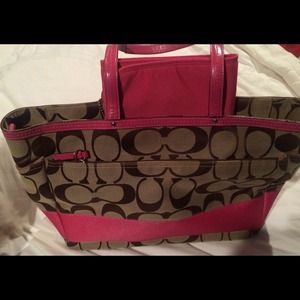 Coach diaper/tote bag