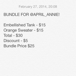 BUNDLE FOR @APRIL_ANNIE!