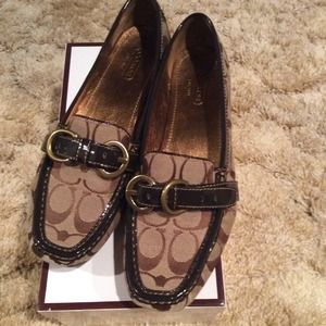 Brown Classic Coach Flats