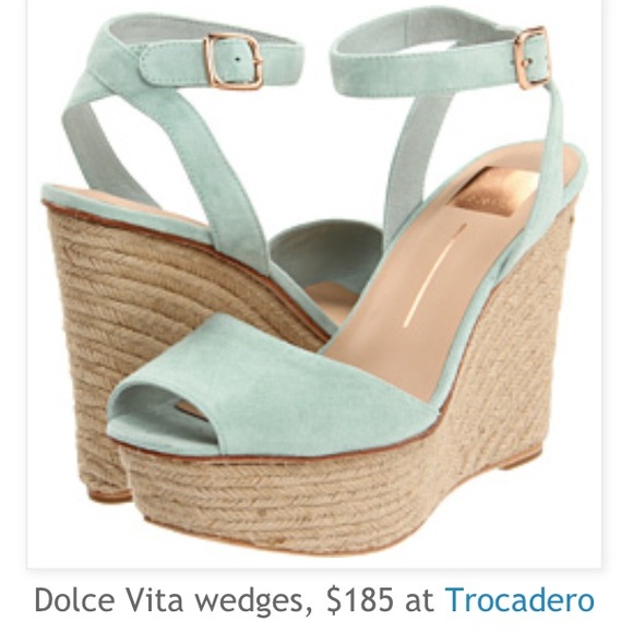 Mint Green Dolce Vita Wedges