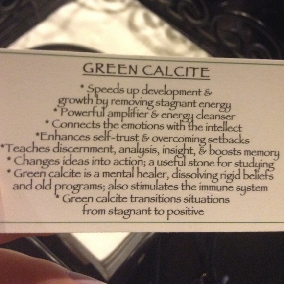 Green Calcite Geode Ring - Picture 4 of 4