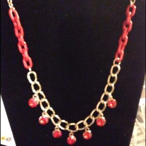 Red Link and gold chain