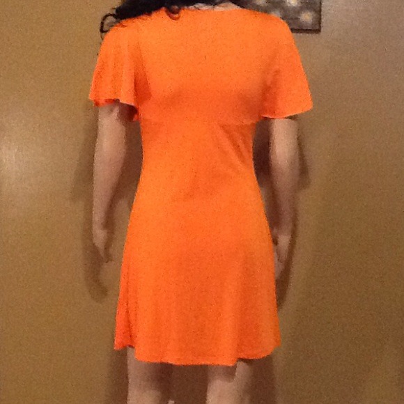 Orange "Spring" Dress {Body Central} - Picture 3 of 3