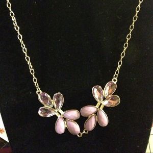 Purple Flower Necklace