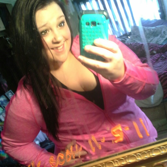 Hit pink workout jacket