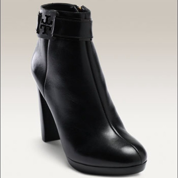 Tory Burch Boots - Tory Burch 'Barrick' Black Leather Bootie 10 NWT