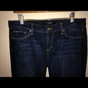 Nwot joes jeans denim rocker dark wash size 30