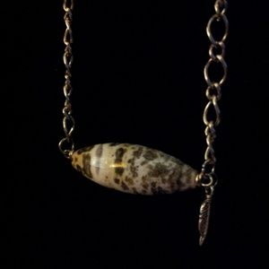 Stone. Black and dark green tones