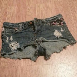 Denim shorts