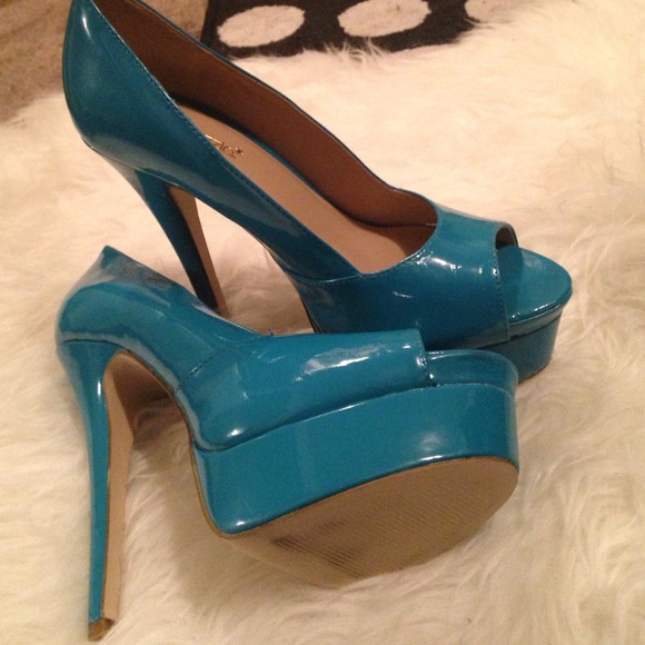 Blue heels