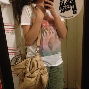 Nude/Light Pink Crossbody Purse