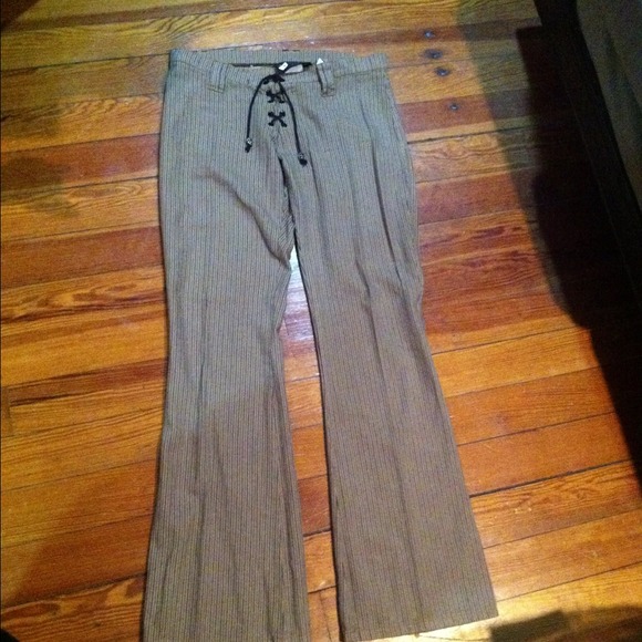 Vintage Punk Flared Pants W/ Skull Ties💀 - Picture 4 of 4