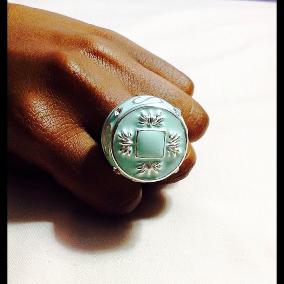Giant Light green/blue RING - Picture 2 of 4