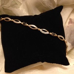 Sapphire and diamond bracelet