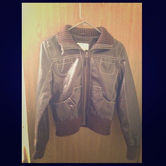 Burgundy Leather Jacket