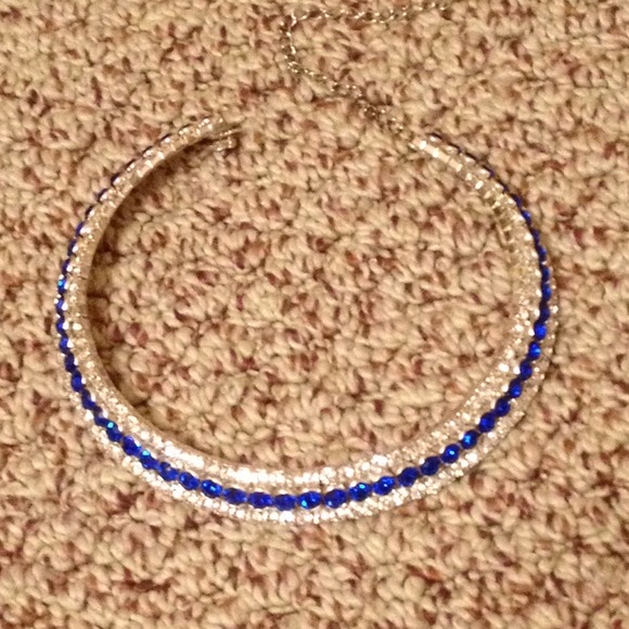 Royal Blue Choker and Earrings!!!