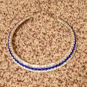 Royal Blue Choker and Earrings!!!