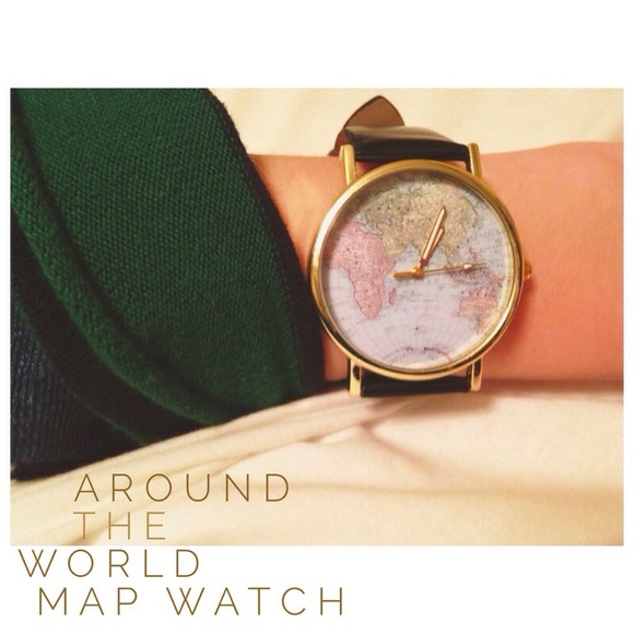 Around the World Map Watch