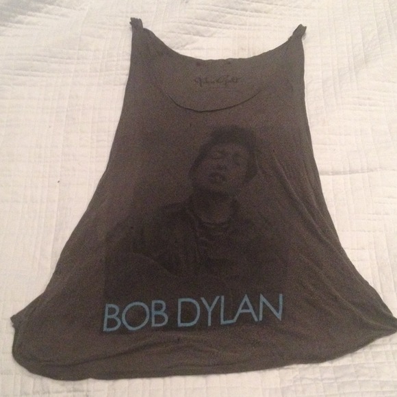 Rare Brandy Melville Bob Dylan Distressed Tank