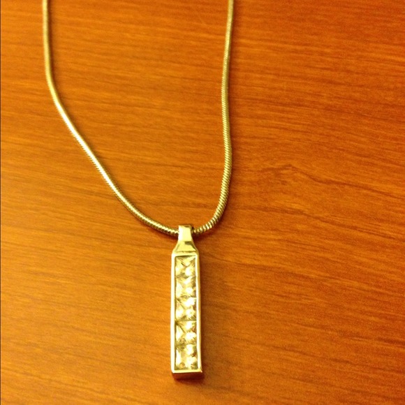 Cubic Zirconia Diamond Necklace - Picture 3 of 3