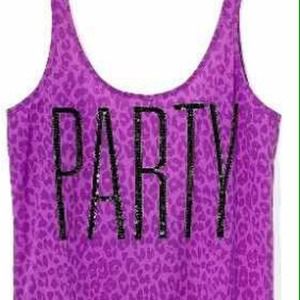 Victoria's Secret Pink Party Tank New