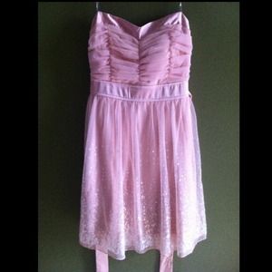 Baby pink formal dress