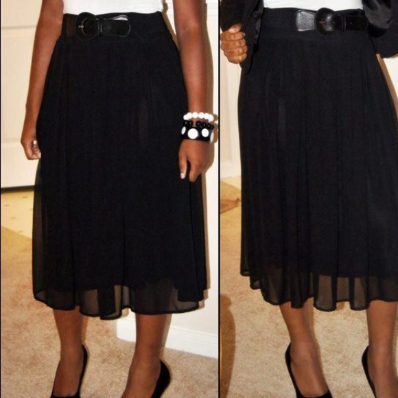 Chiffon Maxi Skirt