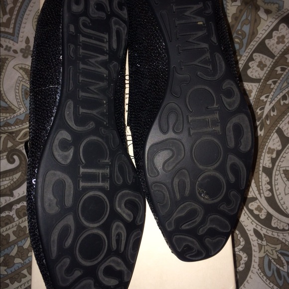 Jimmy Choo sequin Smoking loafer