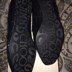 Jimmy Choo sequin Smoking loafer