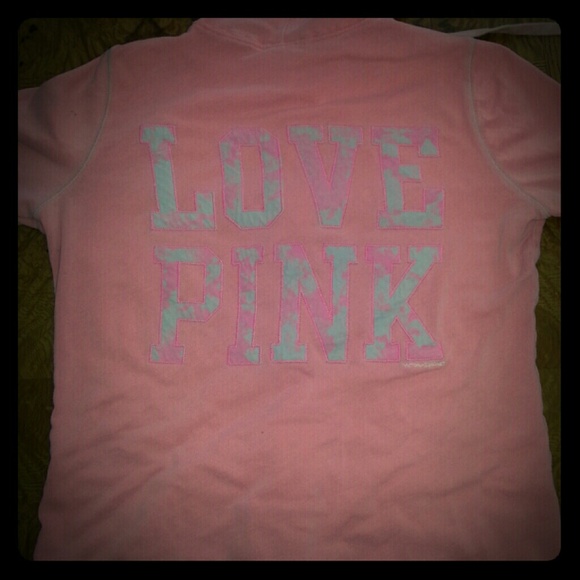 LOVE PINK VICTORIA SECRET ZIP UP