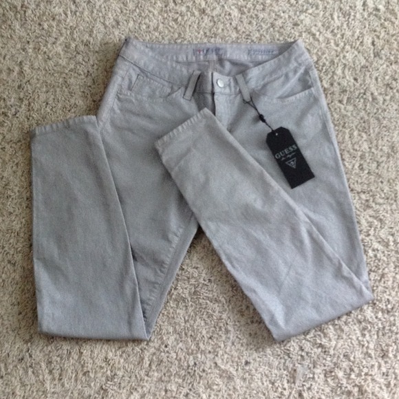 Guess, silver brand new skinny jeans