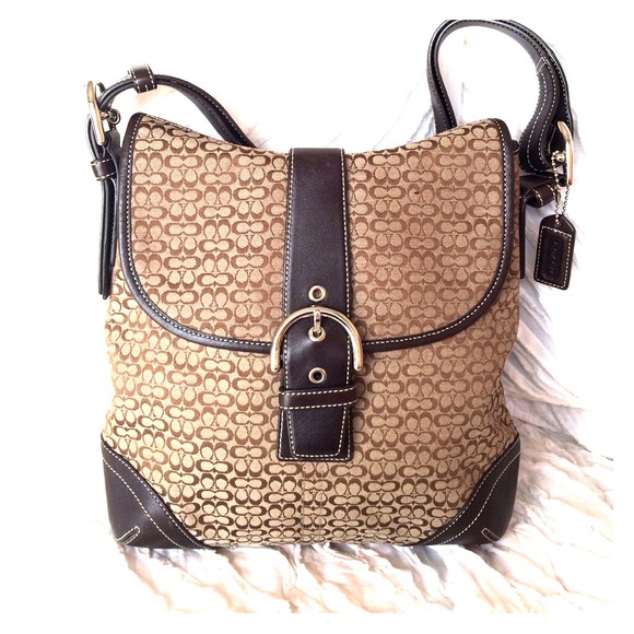 Authentic signature coach purse