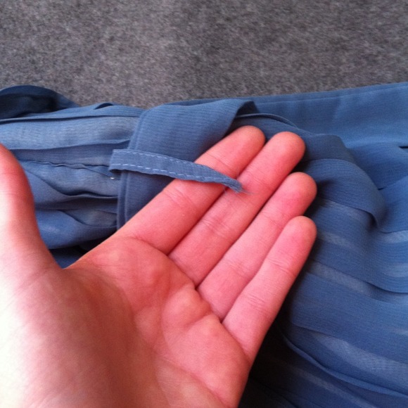 🌹REDUCED 🌹Blu Pepper Chiffon Dress - Picture 2 of 3