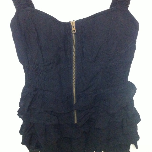 Black Ruffle Dress - Picture 3 of 3