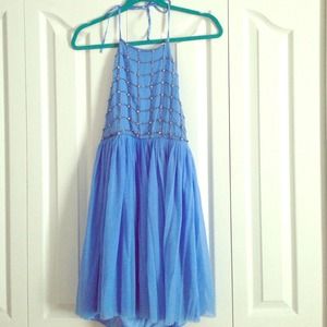 Baby blue Alice + Olivia dress