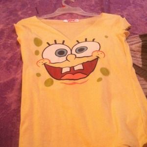 Sponge bob v-neck