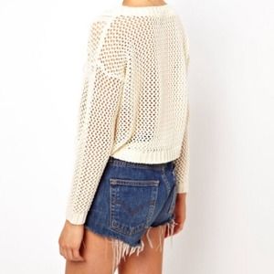 ASOS Exclusive Cropped Crochet Jumper💕