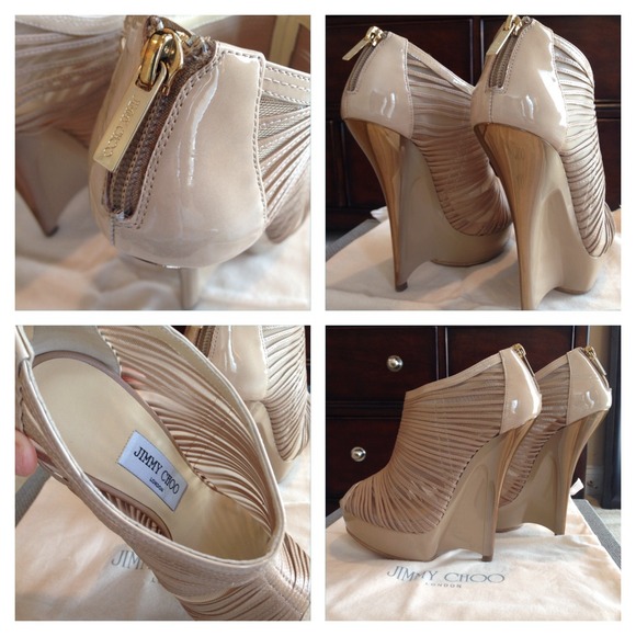 SOLD!!! Jimmy Choo wedges size 37.5 - Picture 2 of 8