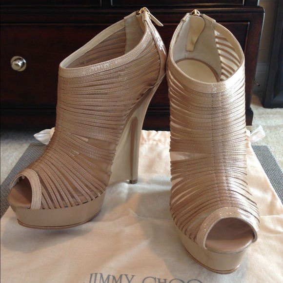 SOLD!!! Jimmy Choo wedges size 37.5 - Picture 3 of 8