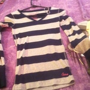 Long sleeve striped Aeropostale shirt