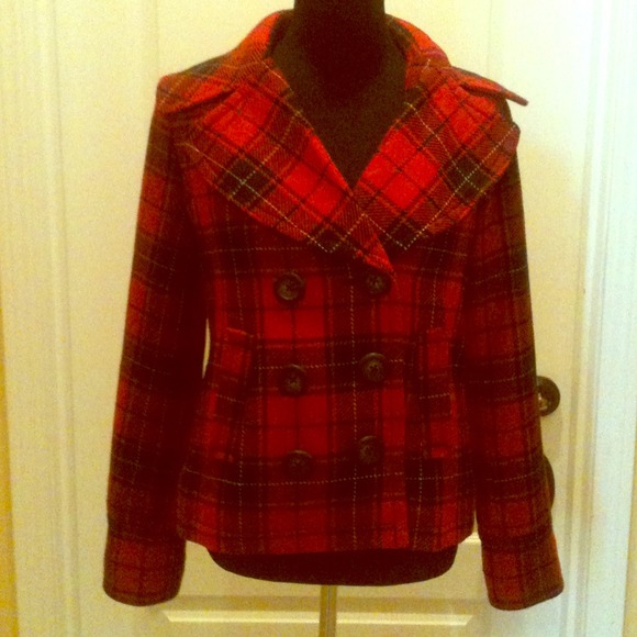 Wool Blend  Pea Coat.